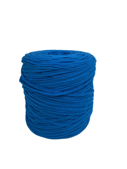 T-shirt yarn Bleu roi