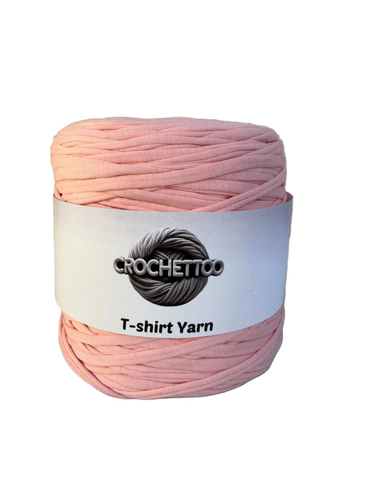 T-shirt yarn Rose Saumon