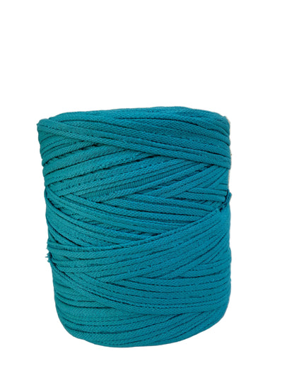 T-shirt yarn Bleu Mers du Sud