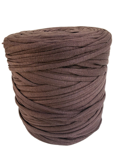 T-shirt yarn Marron Brun