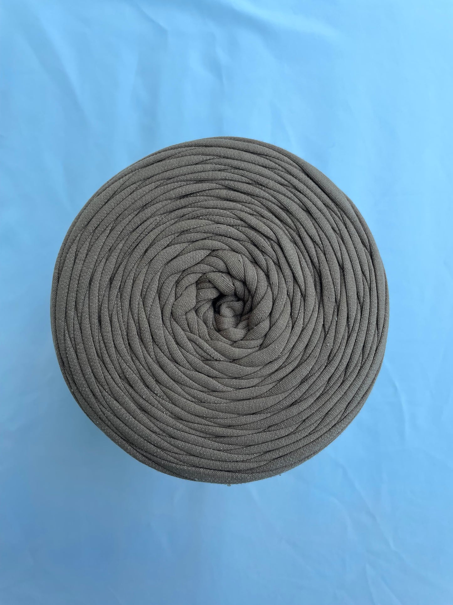 T-shirt yarn Marron Bistre