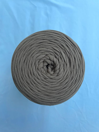 T-shirt yarn Marron Bistre