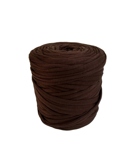 T-shirt yarn Marron Chocolat