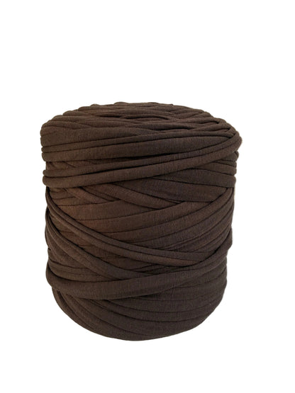 T-shirt yarn Marron