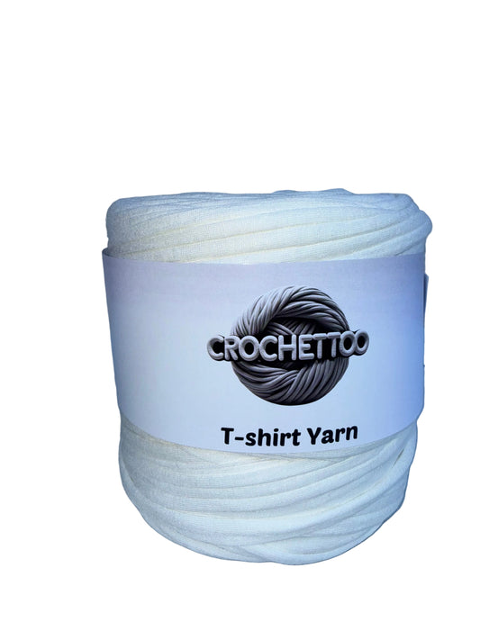 T-shirt yarn Blanc d'espagne