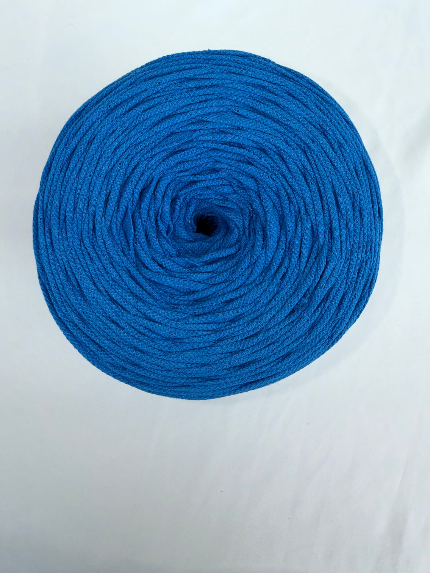 T-shirt yarn Bleu roi