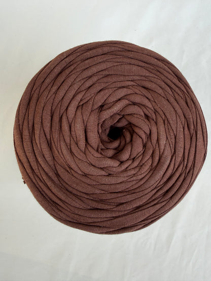 T-shirt yarn Marron Chocolat