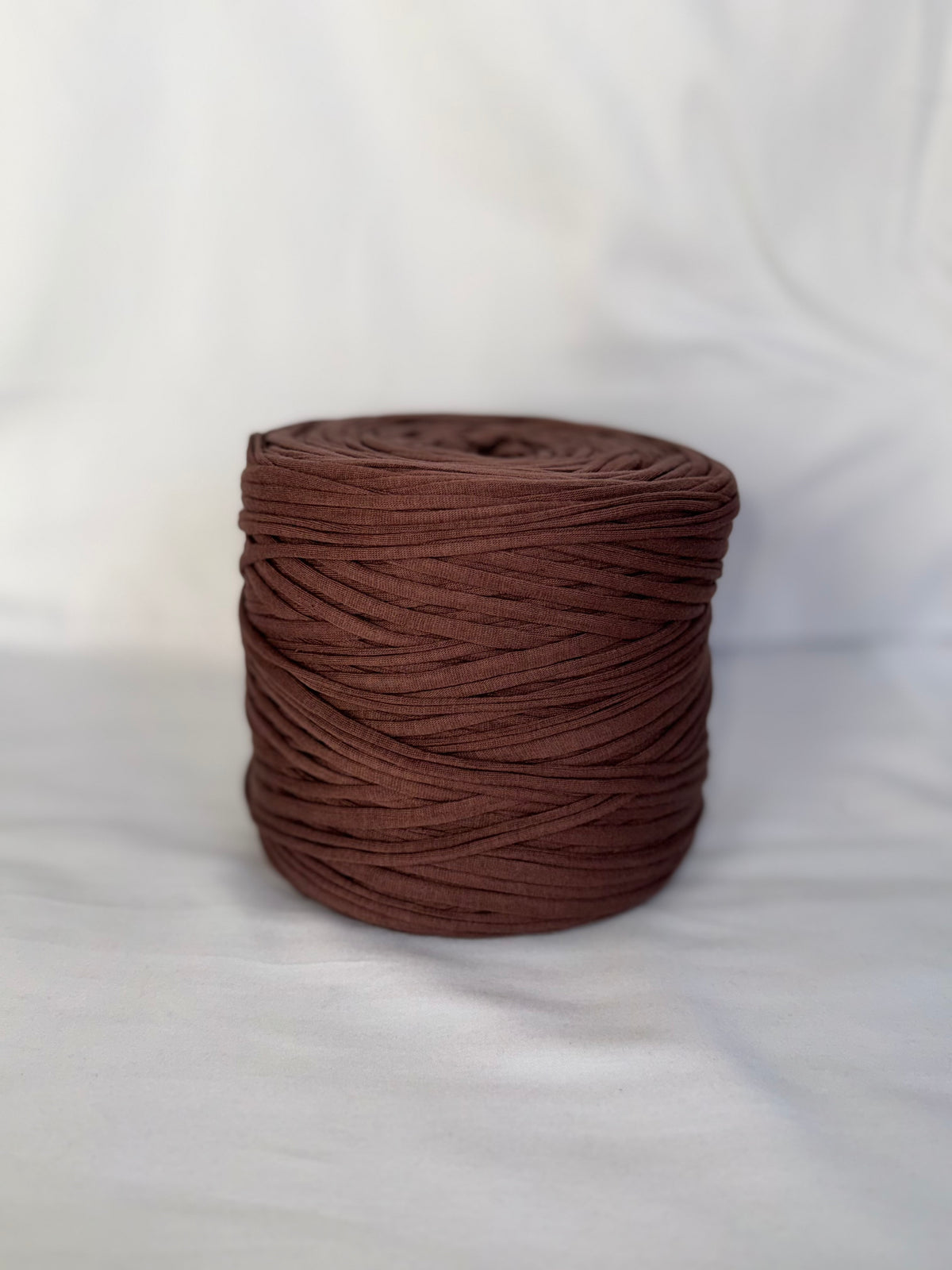 T-shirt yarn Marron Noisette