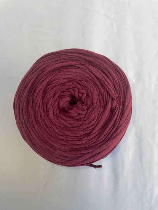 T-shirt yarn Grenat