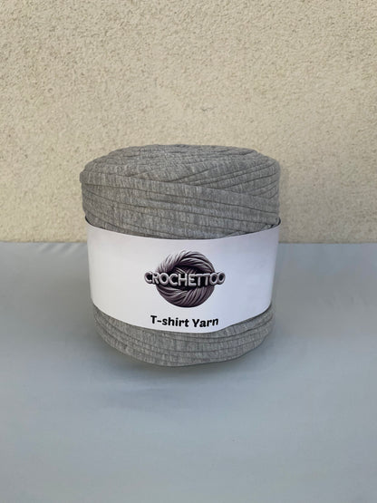 T-shirt yarn Gris argent