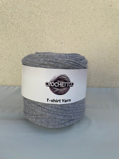 T-shirt yarn Gris Acier