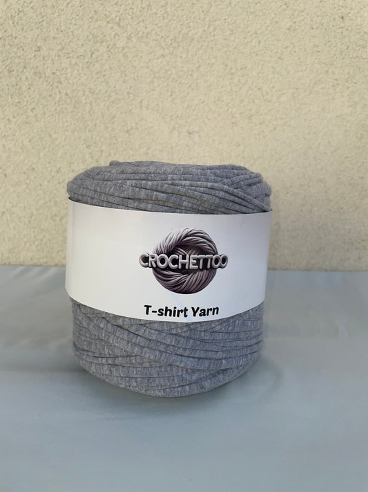 T-shirt yarn Gris Acier
