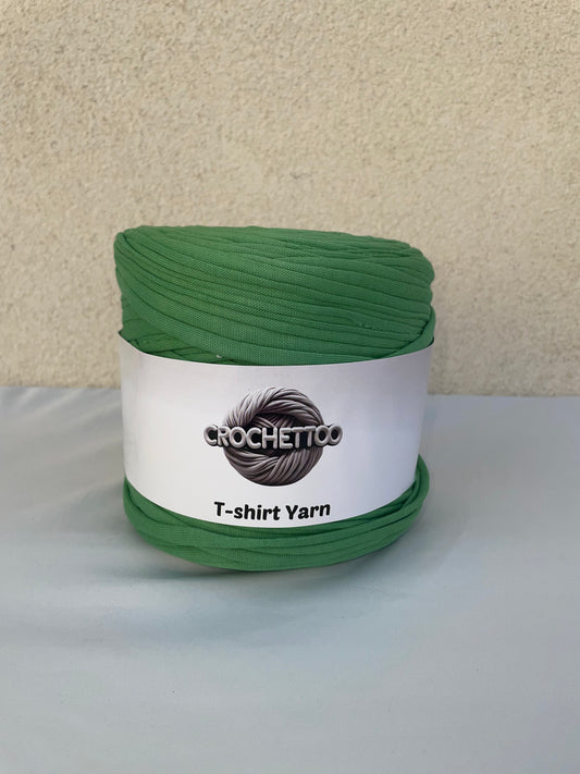 T-shirt yarn Vert Poireau