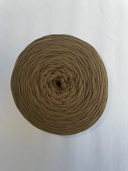 T-shirt yarn Vert Marron