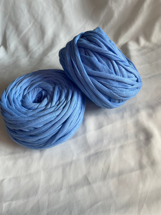 T-shirt yarn Bleu Maya