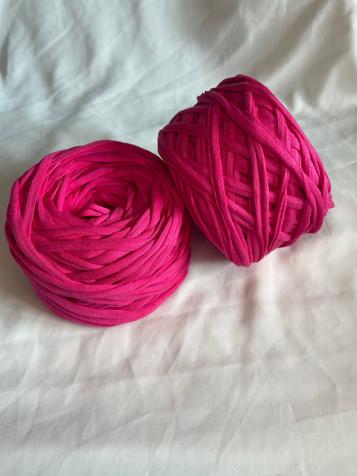 T-shirt yarn Rose Fuschia