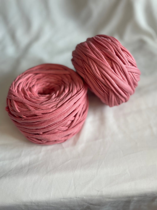 T-shirt yarn Rose Incarnat