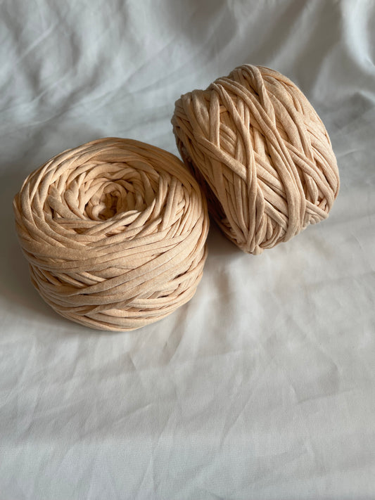 T-shirt yarn Rose Bisque