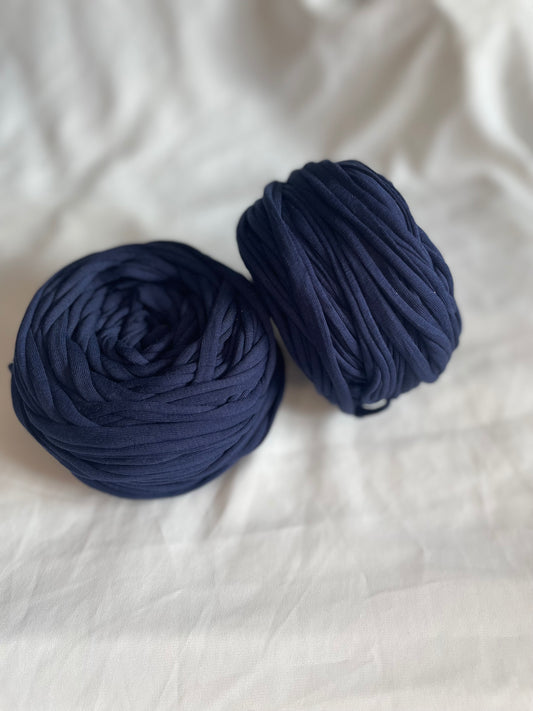 T-shirt yarn Bleu Marine