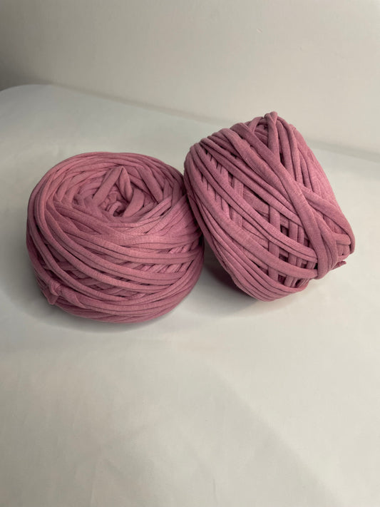 T-shirt yarn Rose Azalée