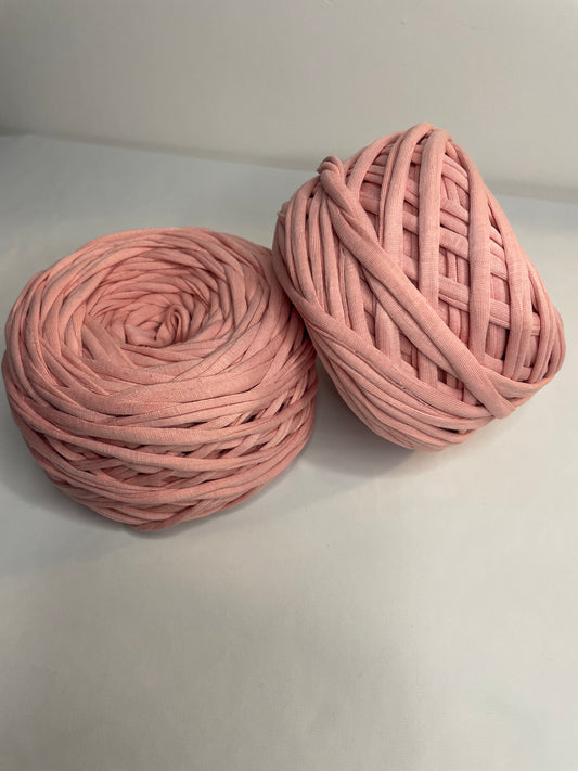 T-shirt yarn Rose Saumon
